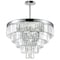Cwi Lighting Weiss 12 Light Down Chandelier With Chrome Finish 9969P24-12-601 - alternate 4